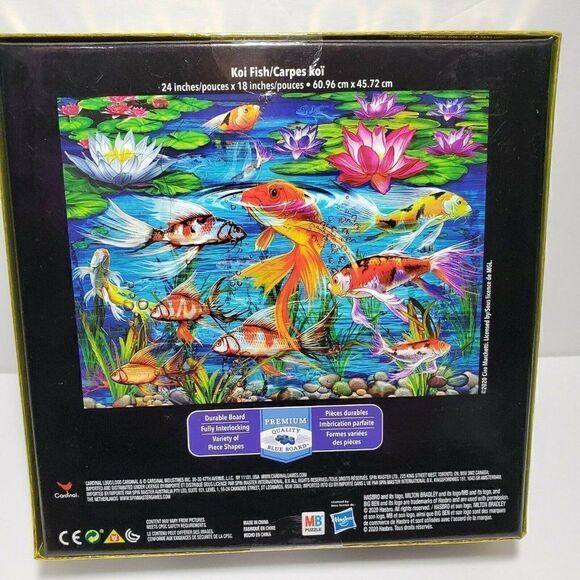 Big Ben Luxe Jigsaw Puzzles Cardinal & Koi Fish - Picture 5 of 10